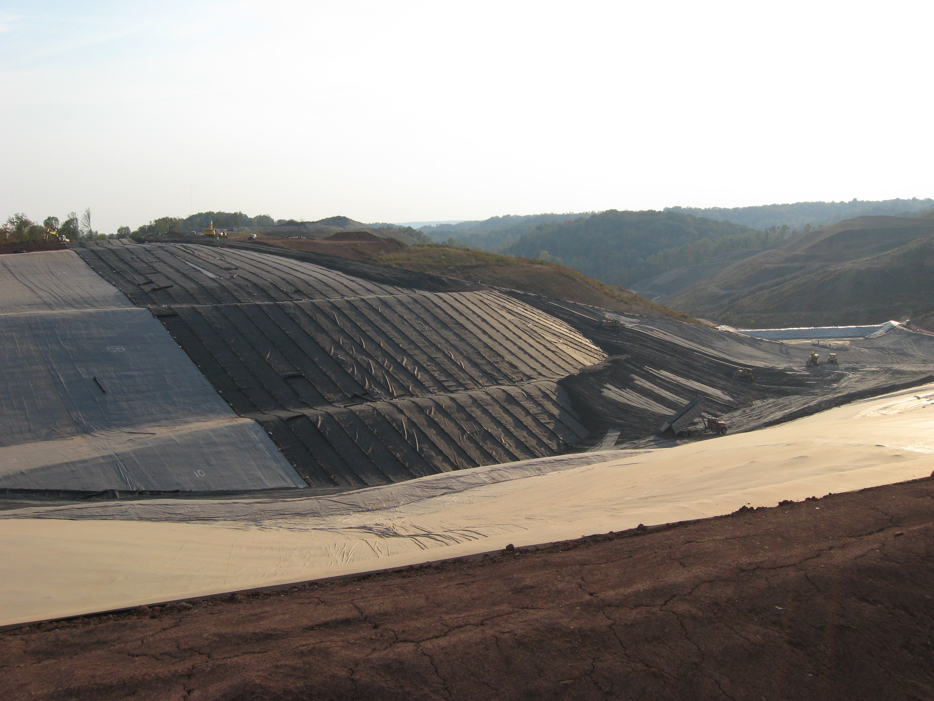 30 Mil PVC Fly Ash Landfill